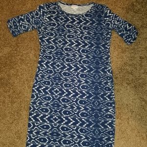 Medium Aztec Print LuLaRoe Julia Dress